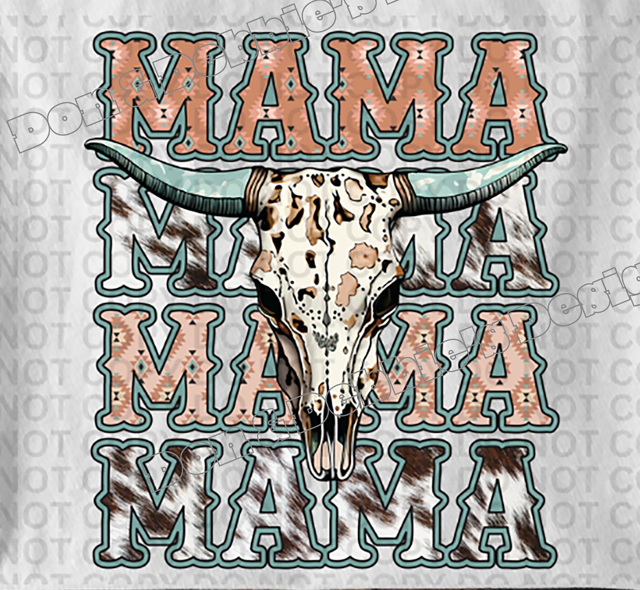 🐮 Western Mama Cow Skull Tee 🐮