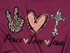 ✝️ Peace Love Jesus Tshirt ❤️