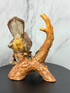 Vintage Eur "Robin" Bird Figurine – Hand Painted Ceramic, Made in Japan, 1970s