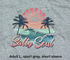 🌴 Salty Soul Tee – Adult L (Sport Gray) 🌊🌞