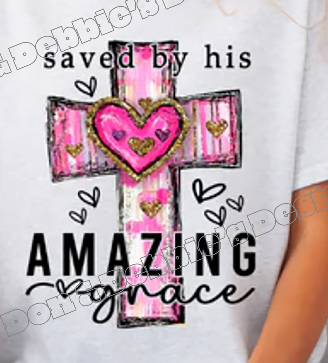 ✝️ Saved By His Amazing Grace Tee💖