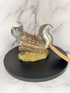 🐿️ Curious Squirrel in Log – Vintage Homco Figurine (1986)