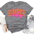 🌞 Summer Vibes Tee – Neon Orange & Pink Design ✨