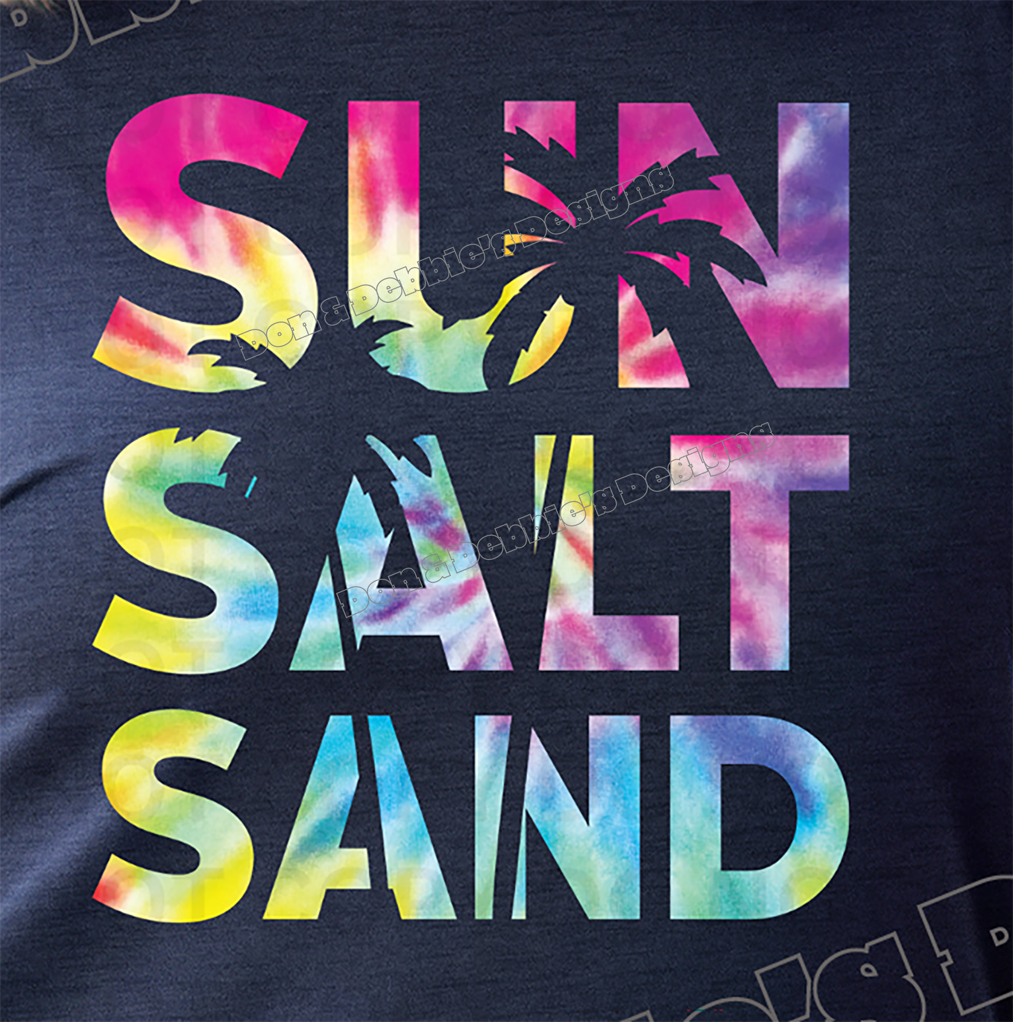🏖️ Sun, Salt, Sand Tee – Vibrant Tropical Tee 🌞