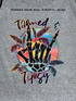 🍹 “Tanned & Tipsy” Skeleton Hand Tank Top – Gray Summer Vibes 🌴