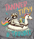 🍹 Tanned, Tipsy & Trouble – Fun Summer Raccoon DTF Design! 🌞