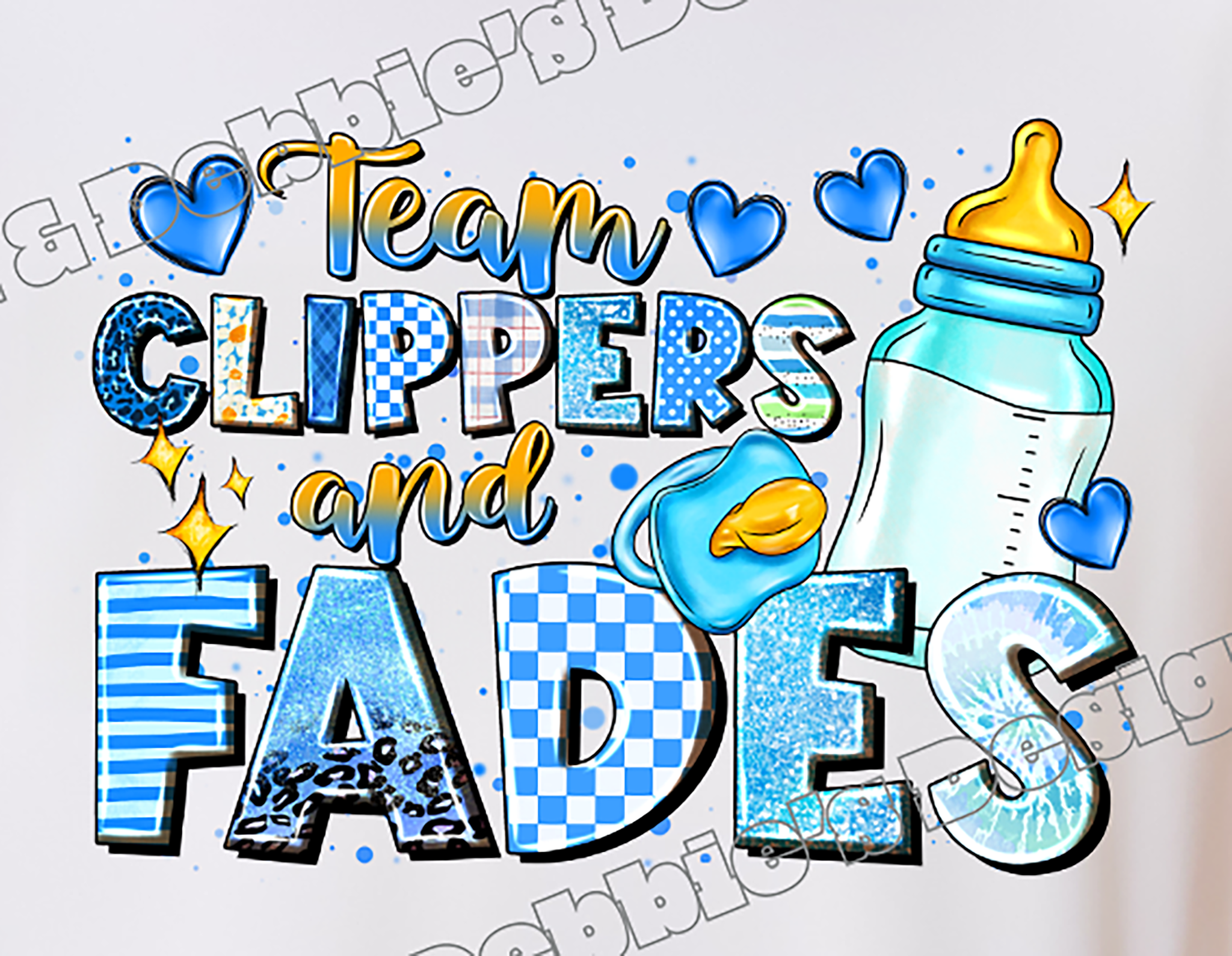 💈 Team Clippers and Fades T-Shirt 💙