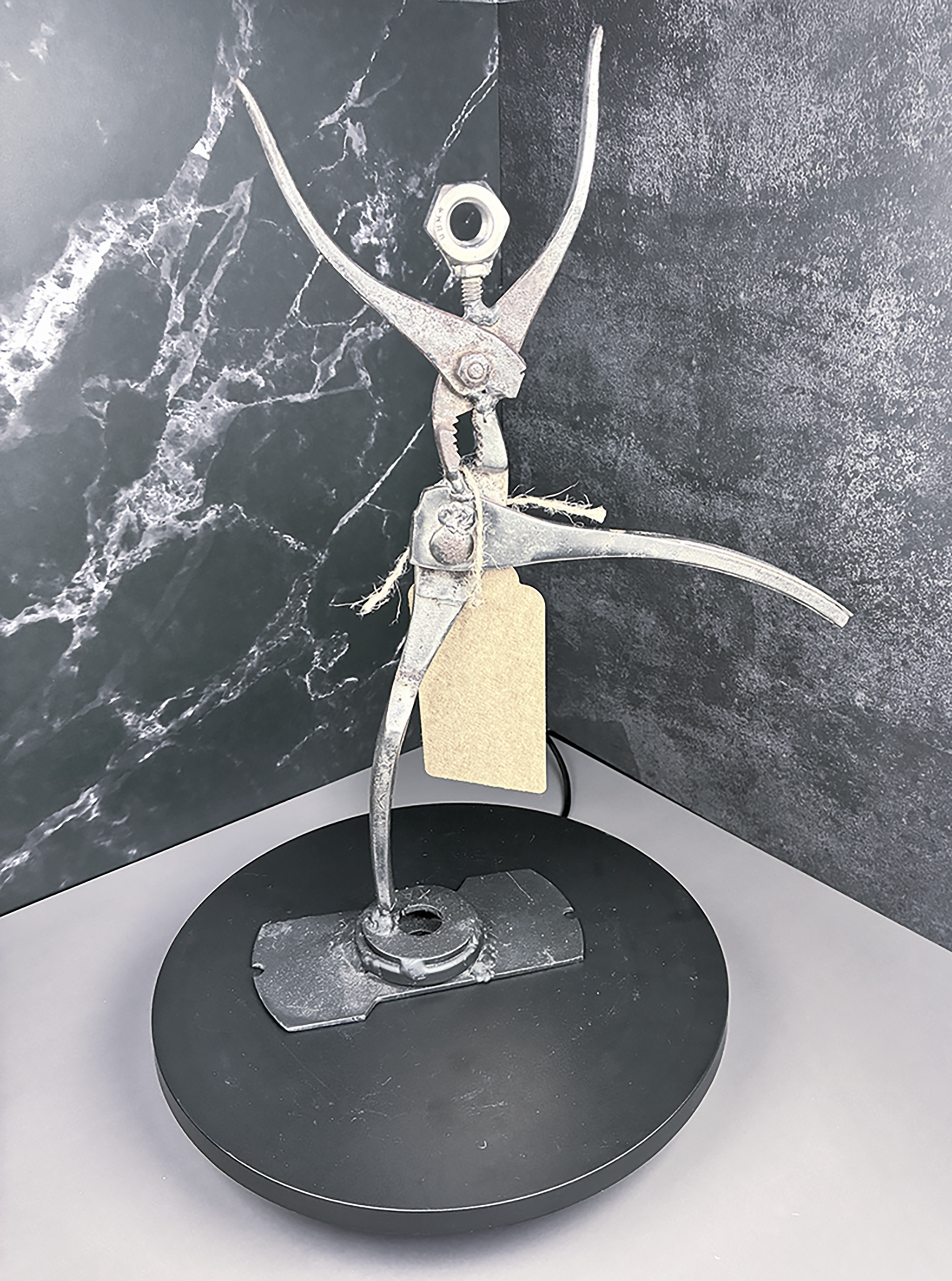 🔧 "Rustic Ballerina" – Tool Art Sculpture 🩰
