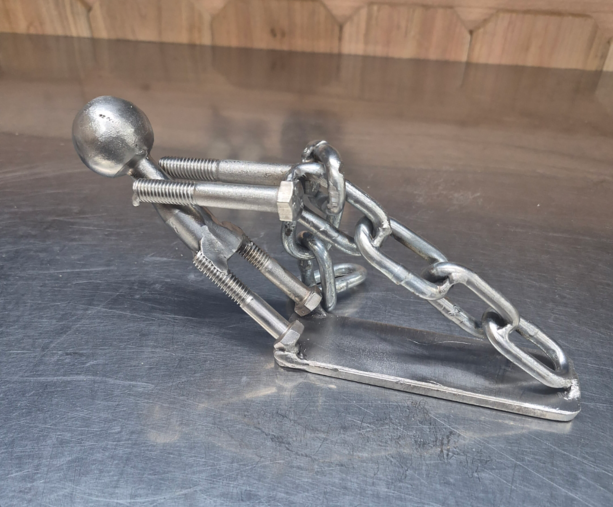⛓️ “Me Against the World” Handmade Welded Tool Art 💪
