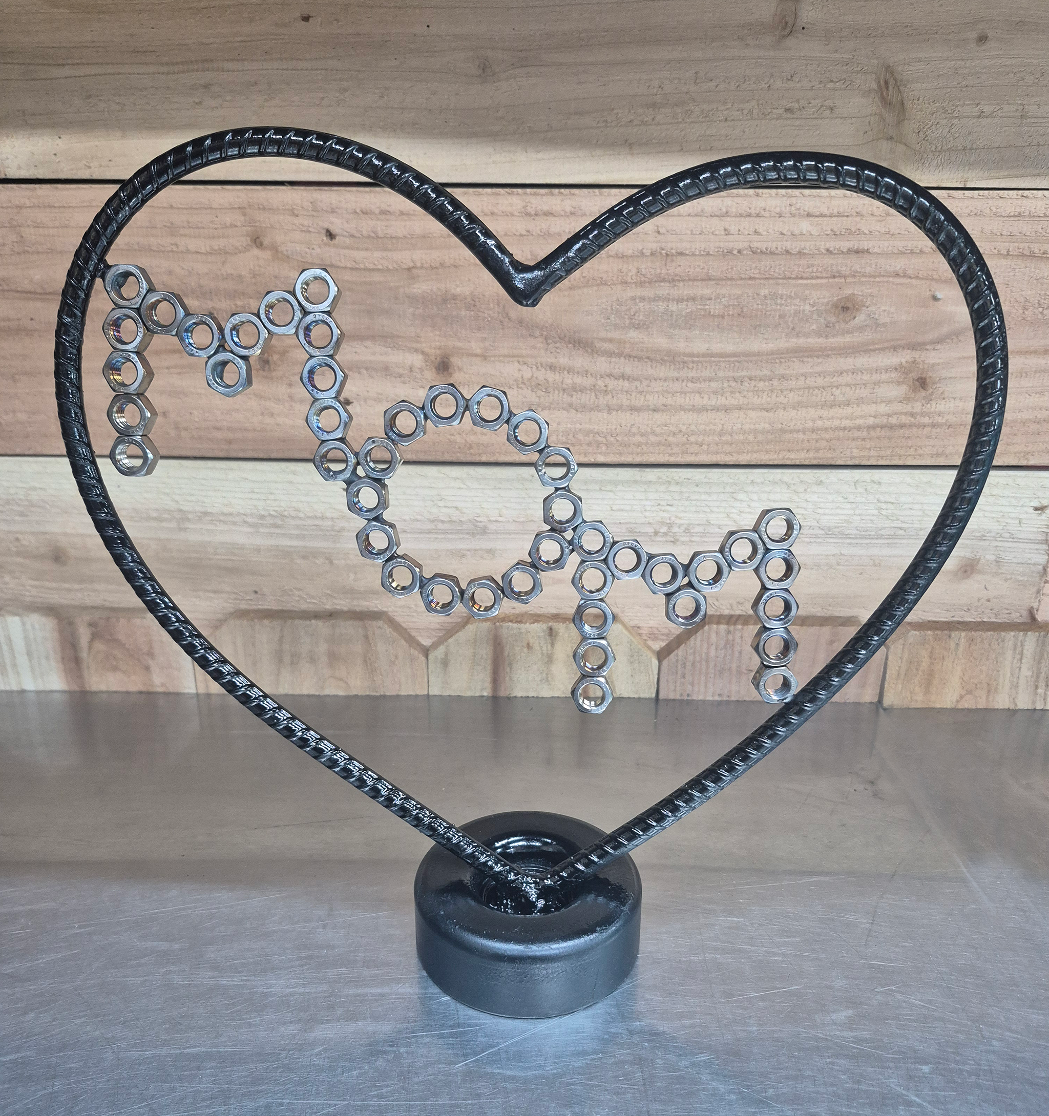 ❤️ Mom Heart Tool Art Sculpture