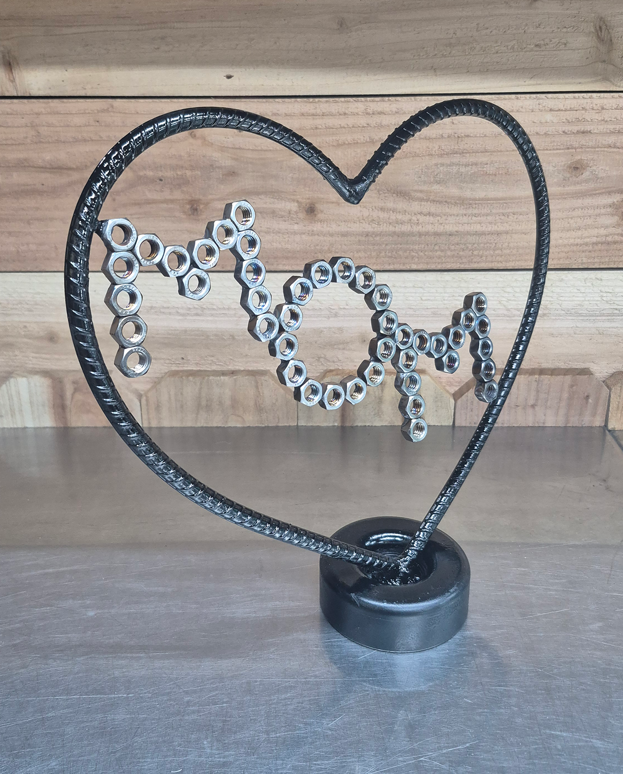 ❤️ Mom Heart Tool Art Sculpture