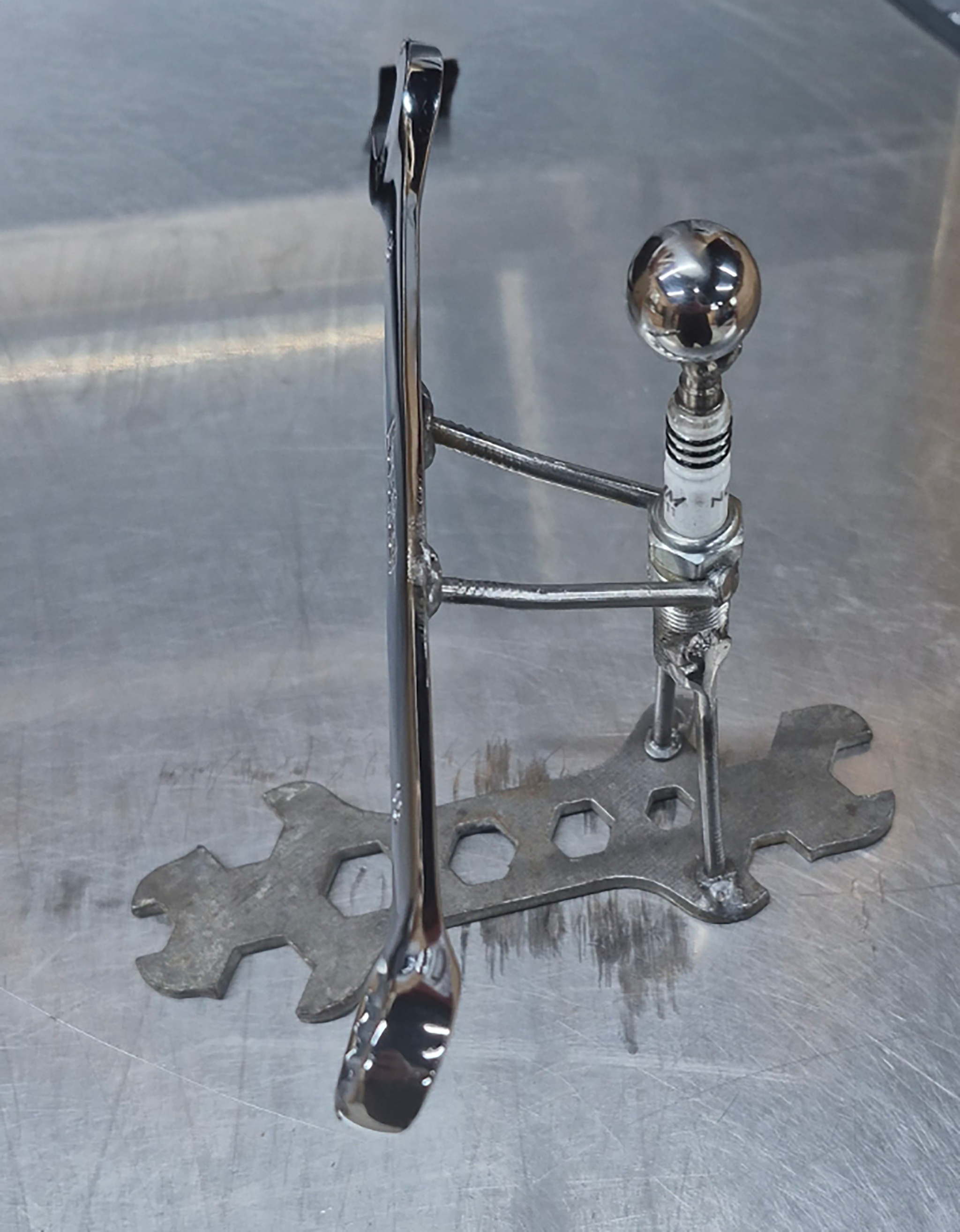 🔧 Mr. Mechanic at Work – Handmade Tool Art 🛠️