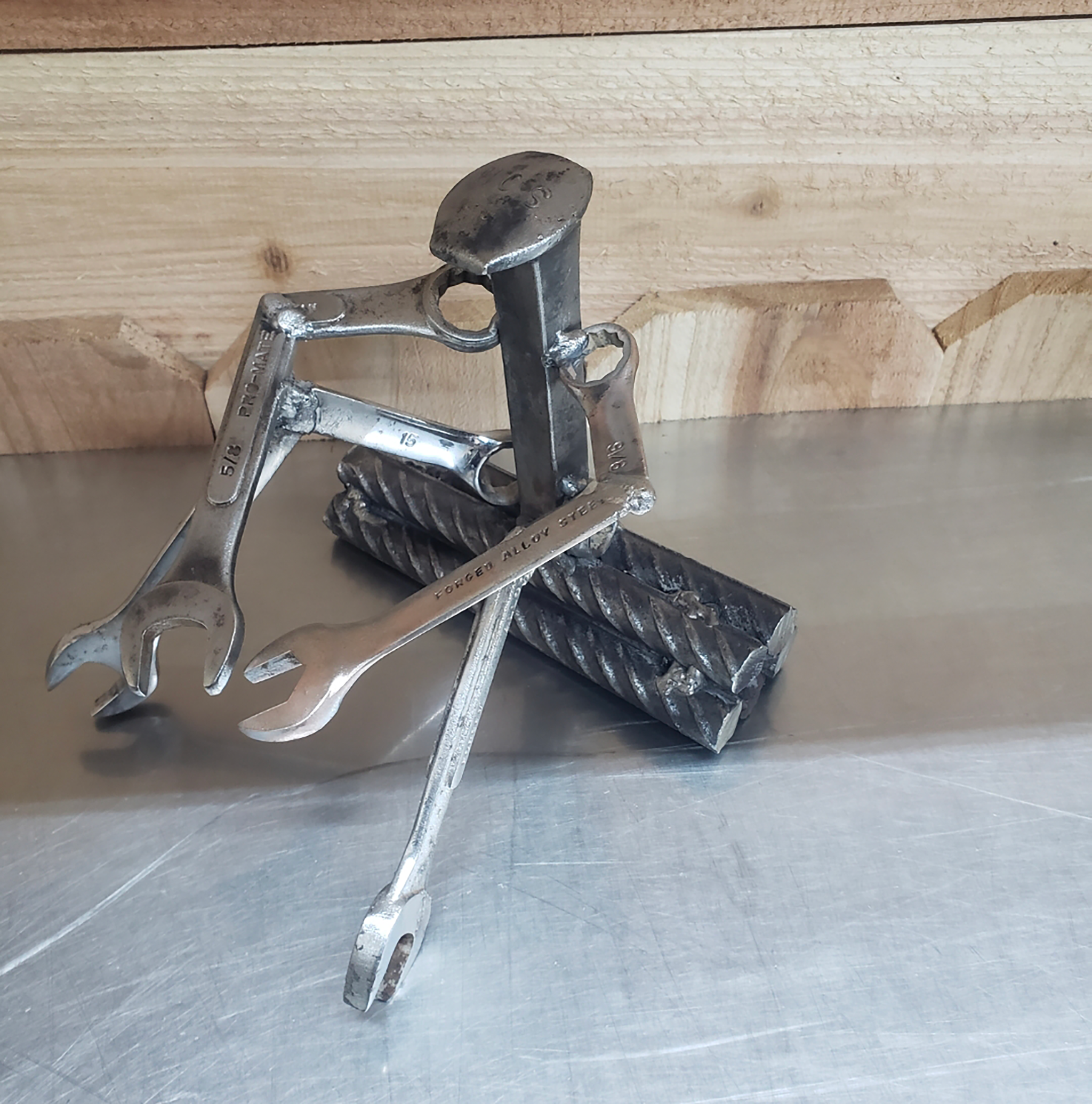 🔧 Taking a Break – Handmade Tool Art 🛠️