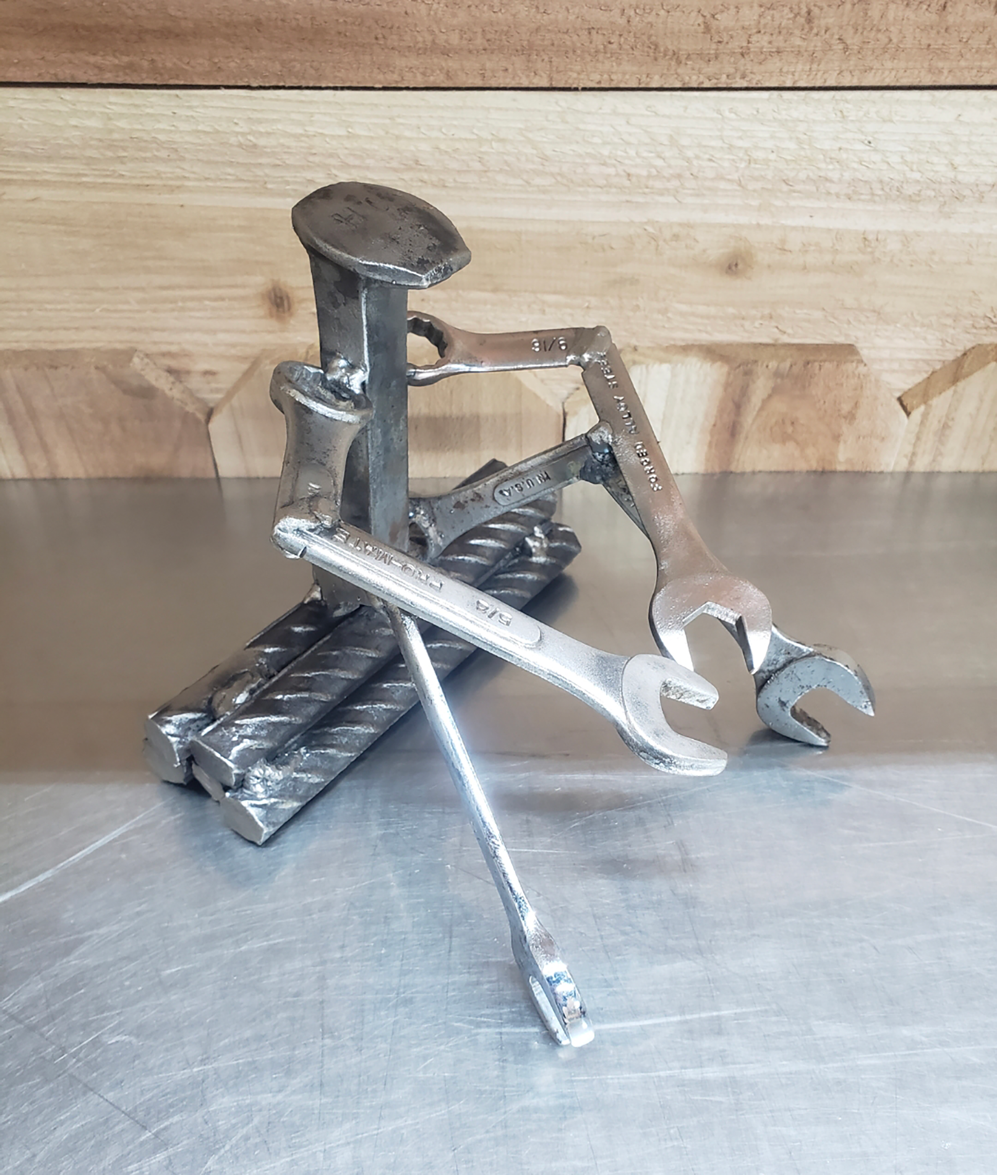 🔧 Taking a Break – Handmade Tool Art 🛠️