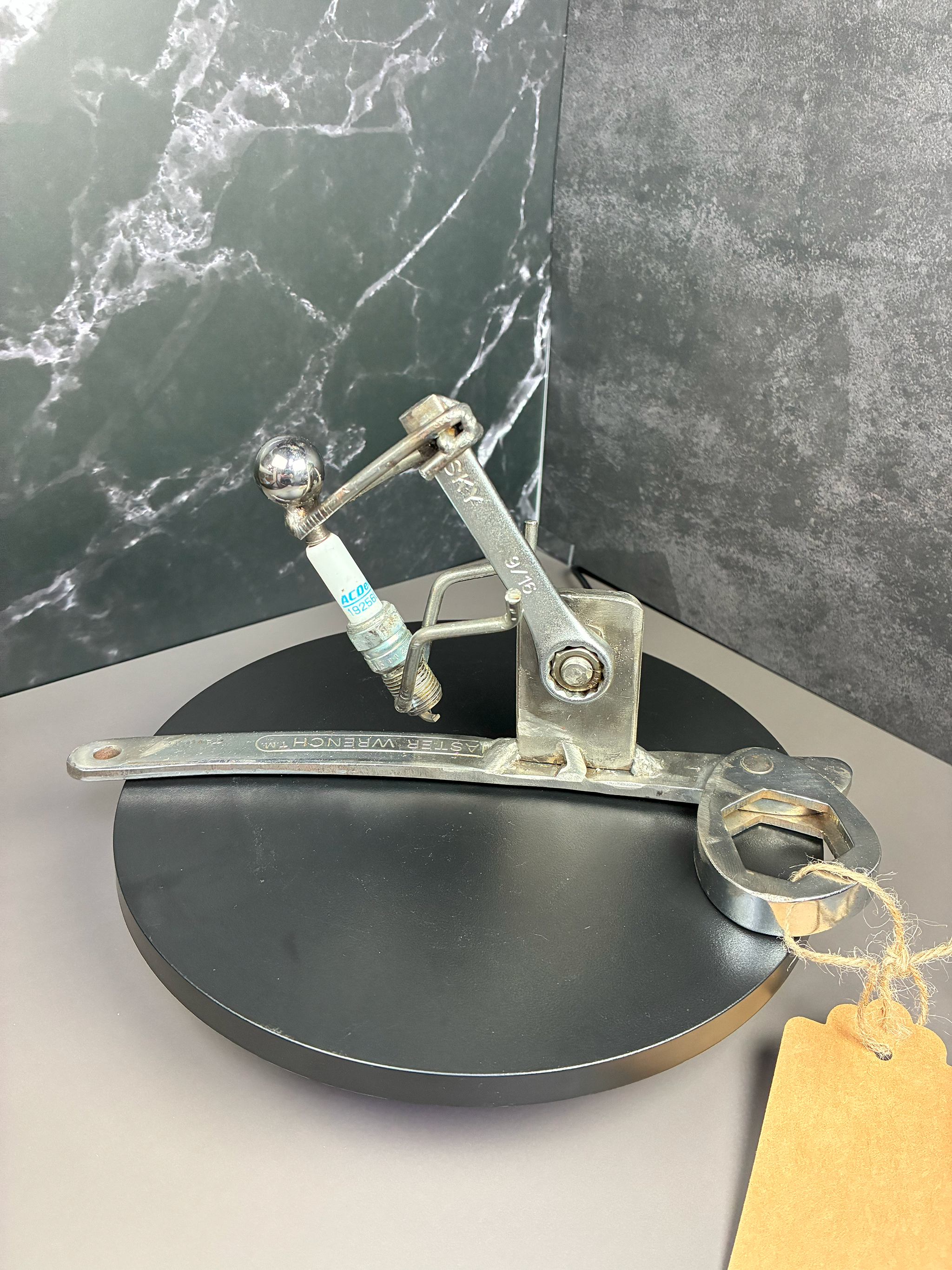 🔩 The Strainer – Handmade Tool Art 🛠️