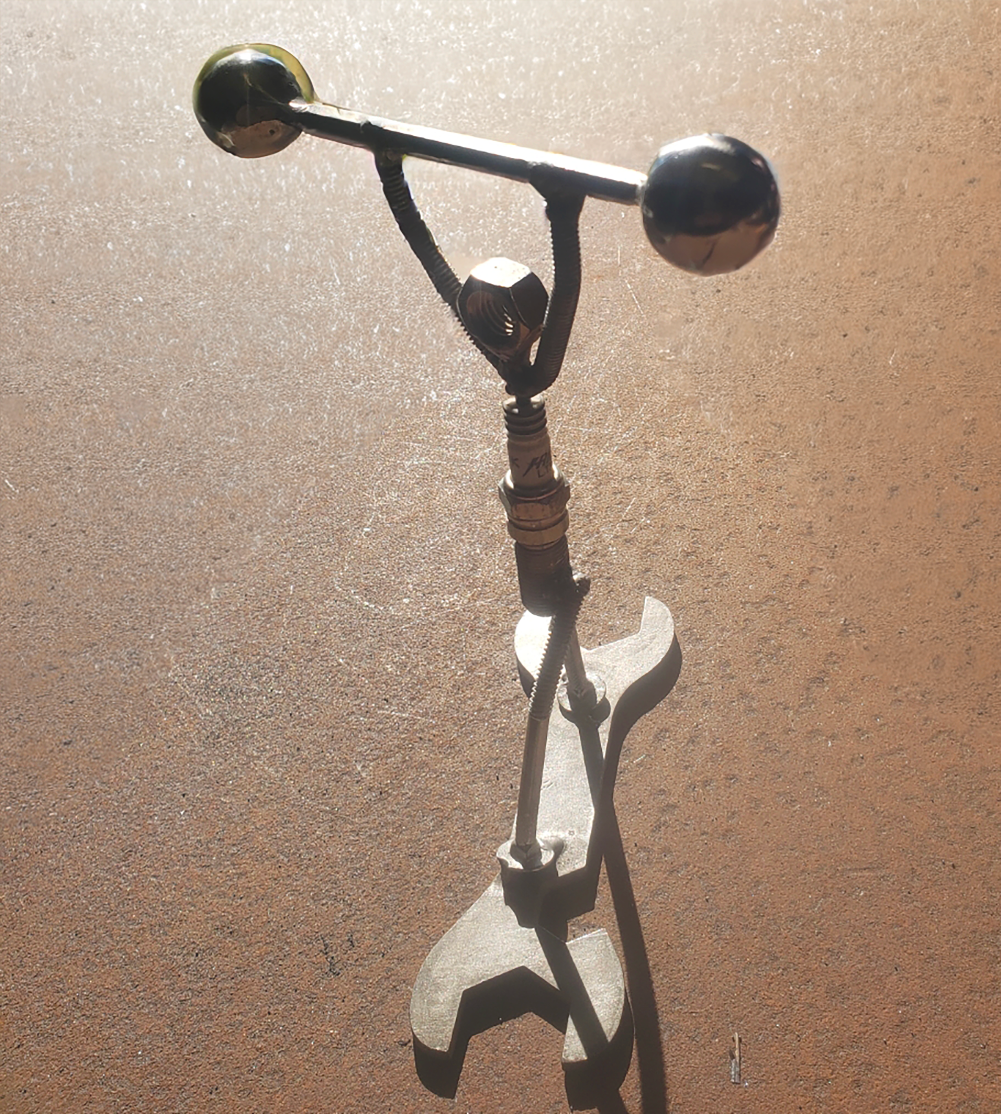 🏋️ Steel Strength – Weight Lifter Tool Art 🛠️