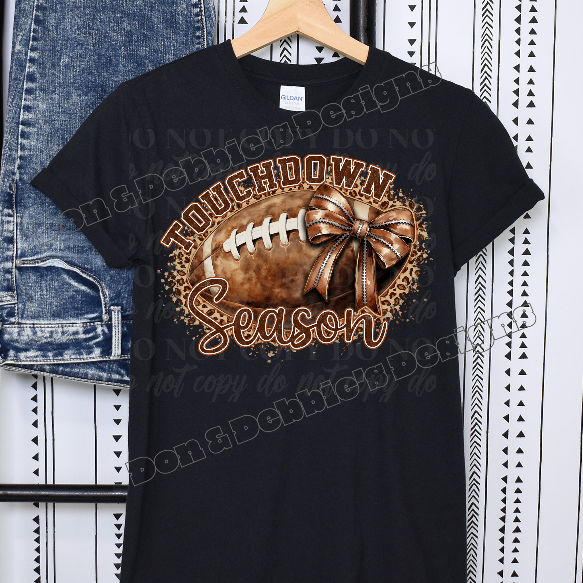 🏈 Touchdown Season Bow Tee🍂
