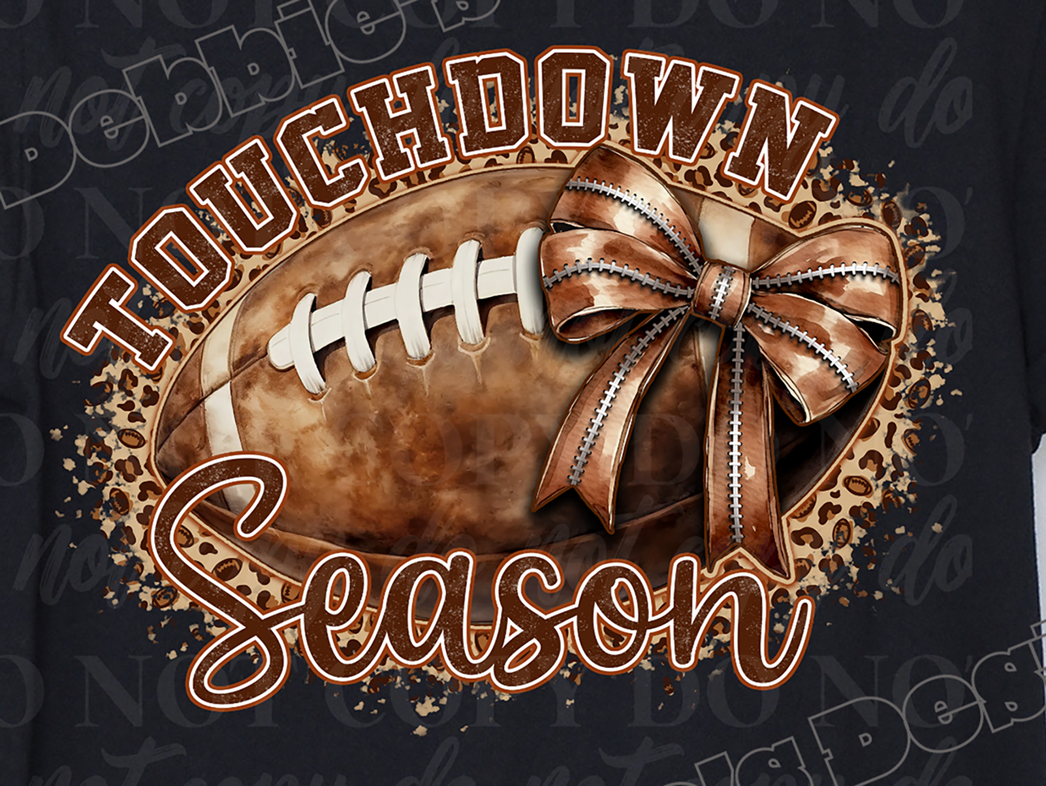 🏈 Touchdown Season Bow Tee🍂