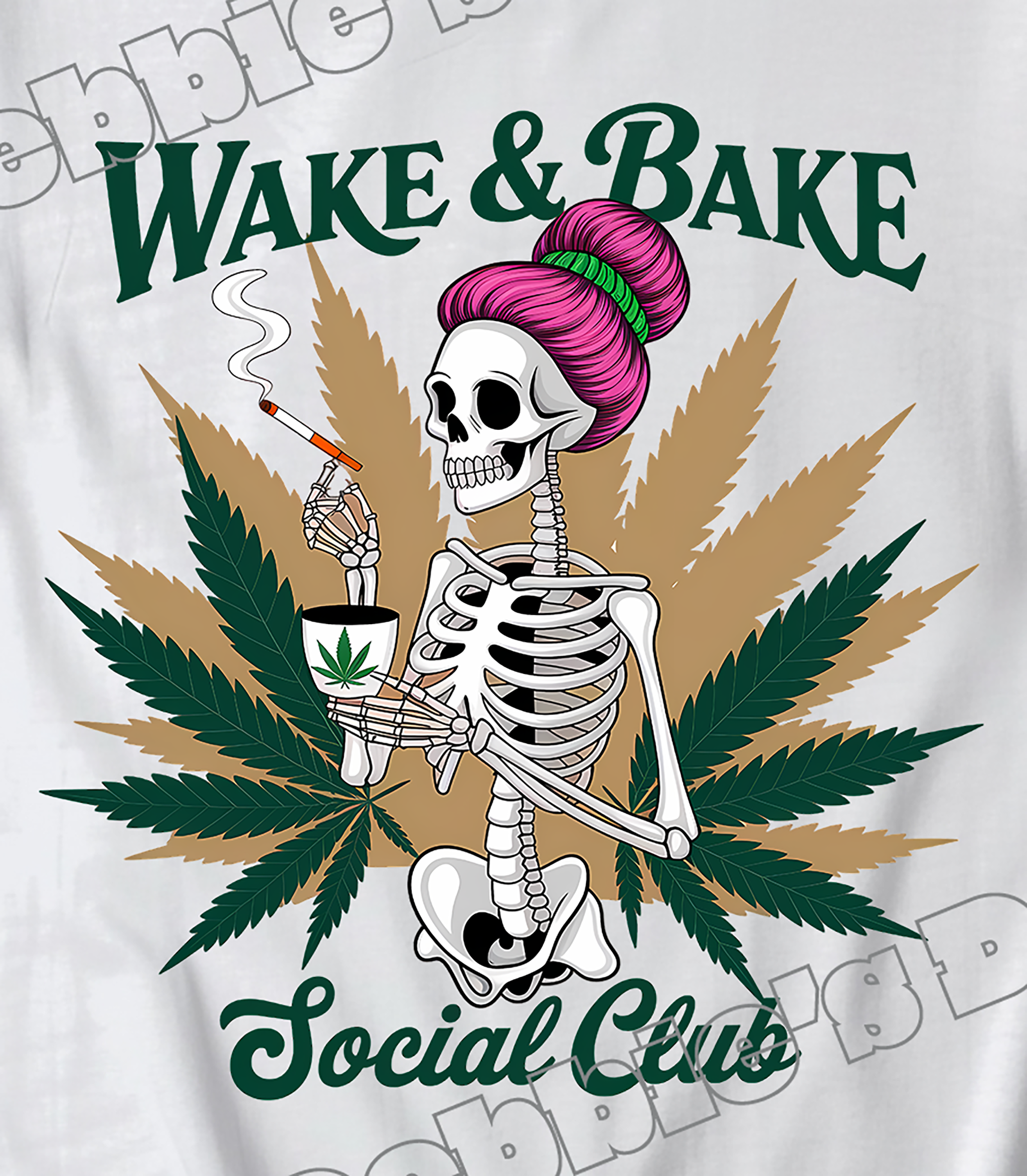 Wake & Bake Social Club Tee 💨