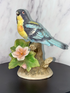 🌸 Vintage Royal Crown Warbler Bird Figurine – Circa 1980s 🌸