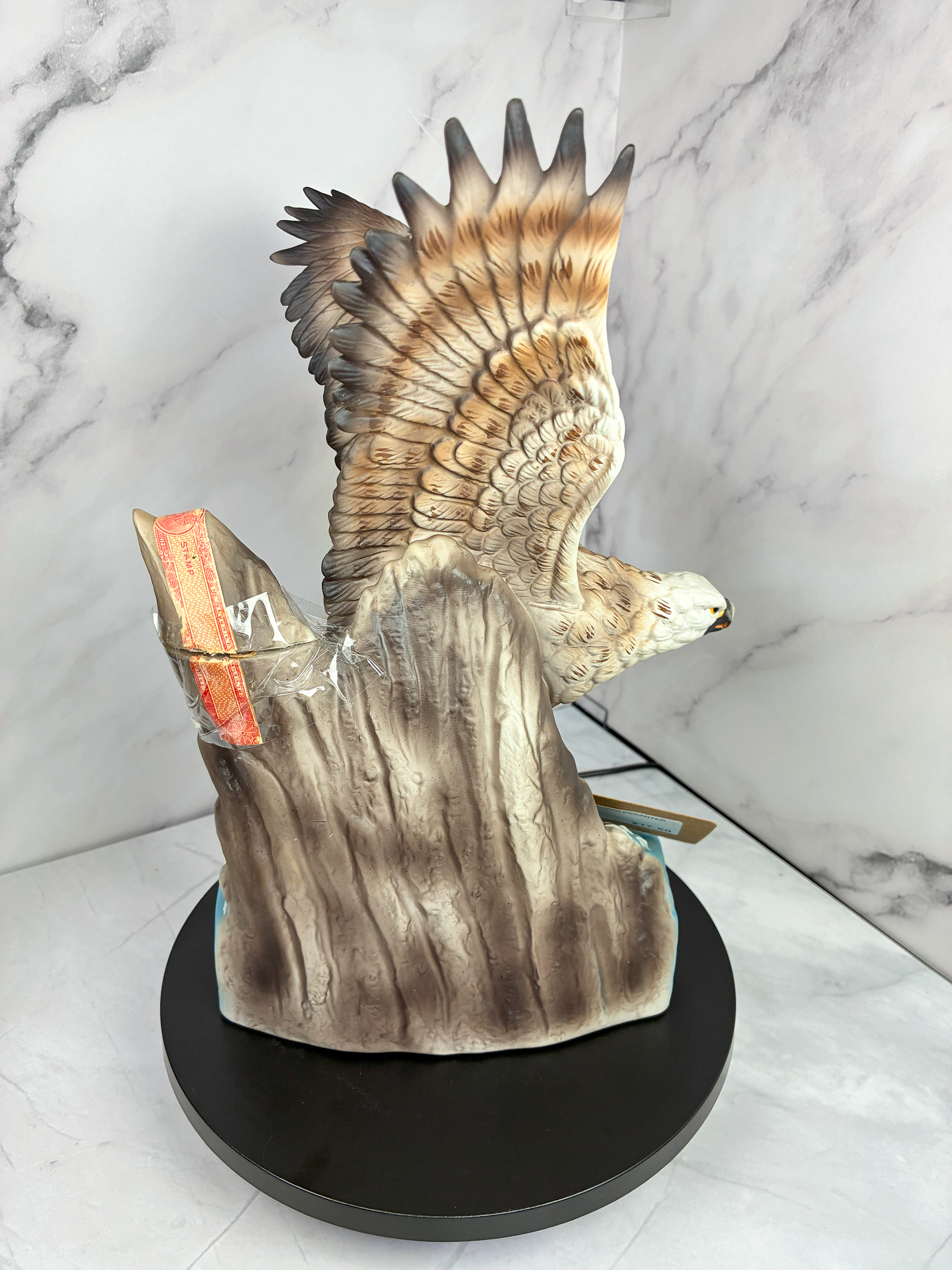 🦅 Rare Vintage 1977 Ski Country White Falcon Decanter – Foss Company 🦅