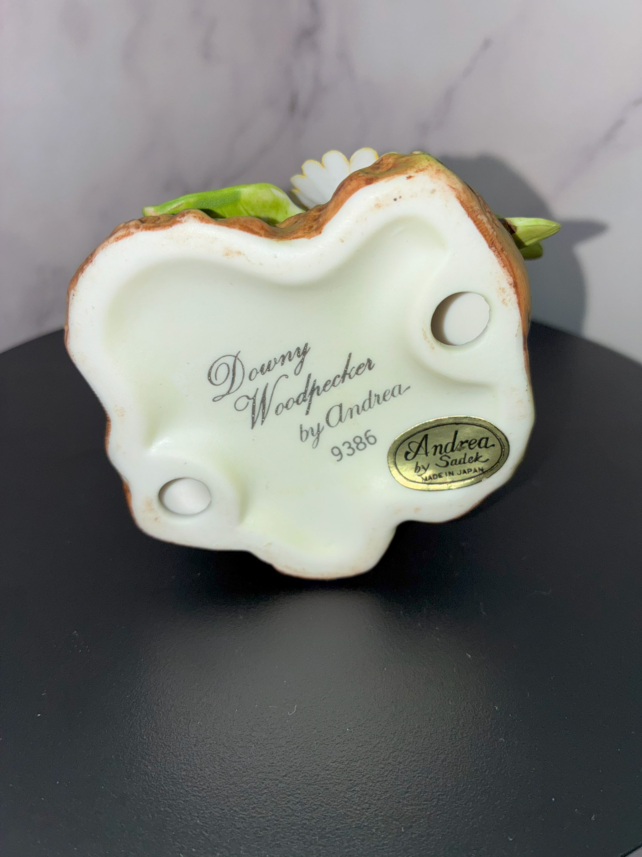 Vintage Andrea by Sadek "Downy Woodpecker" Figurine – Made in Japan, 1980s