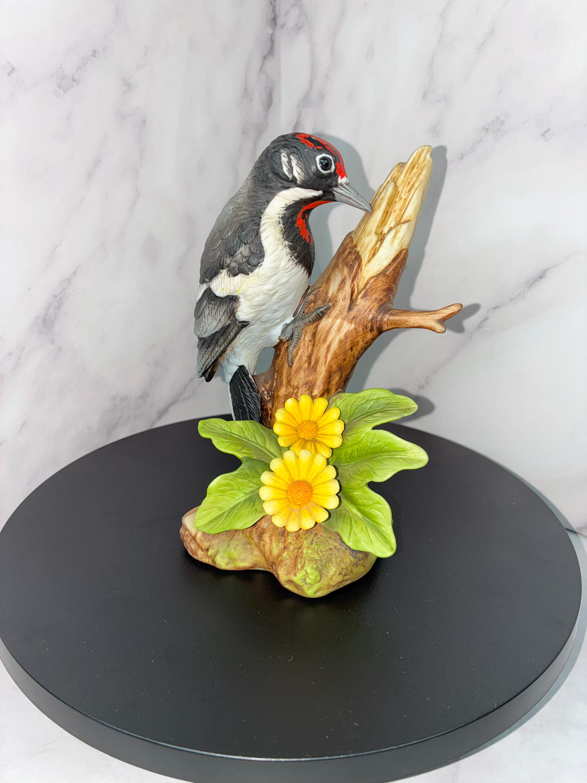 Vintage Andrea by Sadek "Downy Woodpecker" Figurine – Made in Japan, 1980s