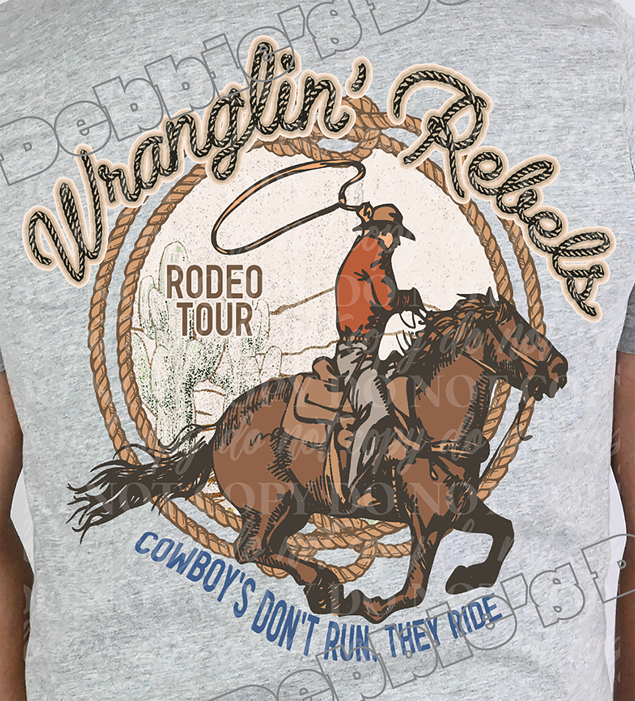 🤠 Wranglin’ Rebels Rodeo Tour Tee 🤠